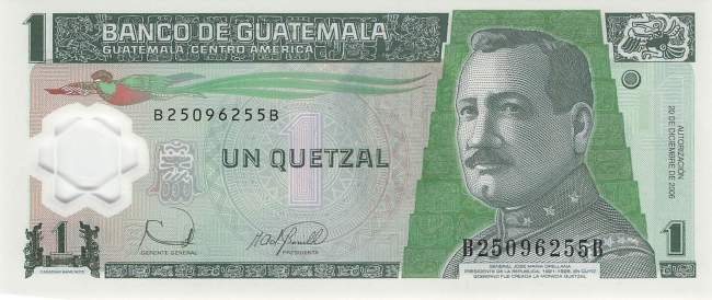 1 Quetzal p109 Guatemala 2006